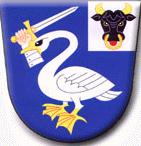 [Křtěnov coat of arms]
