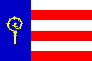 [Mecin municipality flag]