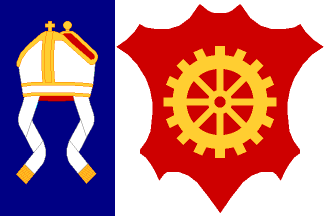 [Slavicín city flag]