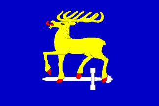 [Trnava municipality flag]