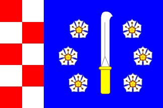 [Kuchařovice municipality flag]