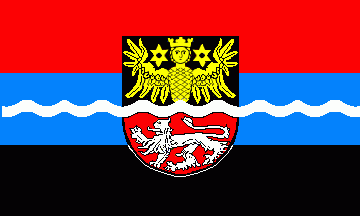 [Krummh鰎n municipal flag]