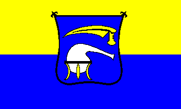 [Burgkirchen upon Alz municipal flag]