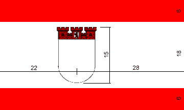 [Construction sheet for district flags (Berlin, Germany)]
