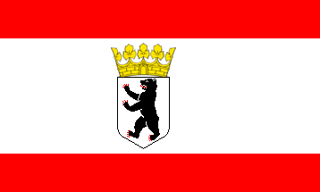 [State Flag, also jack on state vessels (Berlin, Germany)]