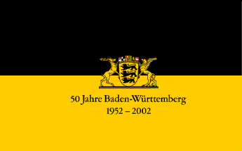 [Baden-Württemberg 1952-2002 Jubilee Flag (Germany)]