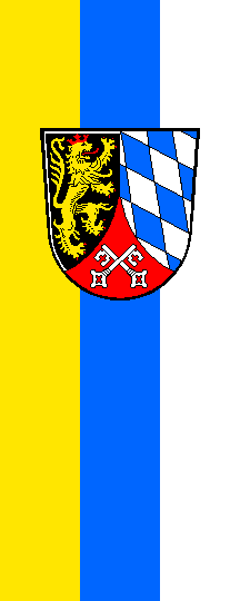 [Oberpfalz District banner (Bavaria, Germany)]