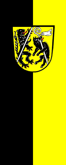 [Bamberg County, vertical flag (Oberfranken District, Bavaria, Germany)]