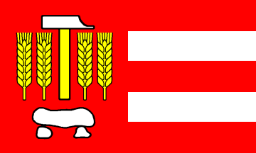 [Neubörger municipal flag]