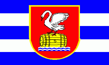 [Tönning flag in use]