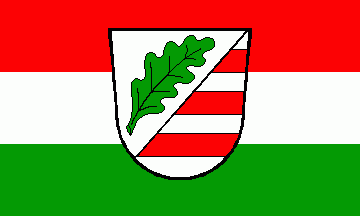 [Aicha ahead of Wood/Aicha vorm Wald municipal flag]