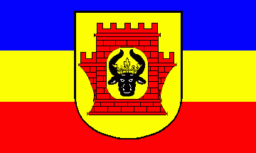 [Plau city flag (1989 - 1994)]