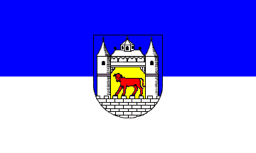 [Calbe city flag]