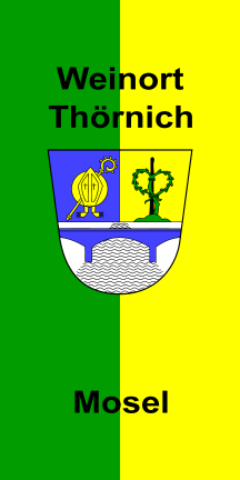 [Thörnich municipal banner]