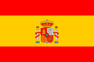 [Spanish Flag With Orangeish Yellow (Spain)]