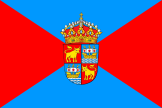[Ceremonial Flag – Municipality of Baiona (Pontevedra Province, Galicia, Spain)]