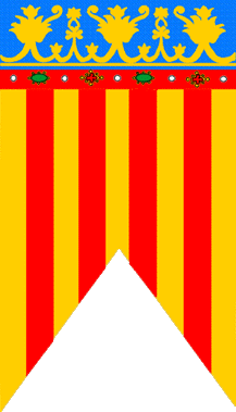 [1449 Royal Flag of James I, Valencia (Spain)]