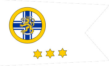 [chairman's pennant, six-pointed stars variant]