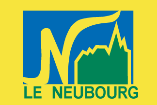 [Flag of Le Neubourg]