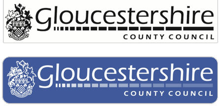 Gloucestershire County Council Logos #2 and #3]