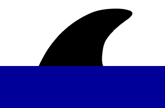 [Hong Kong Shark in vicinity flag]