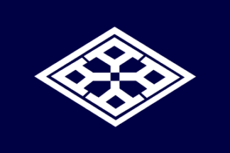 [flag of Yamatokouriyama]