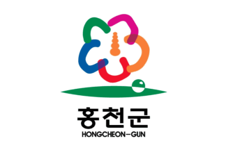 [Hongcheon County flag]