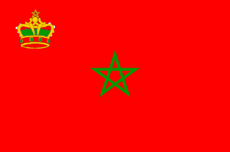 Old naval ensign of Morocco