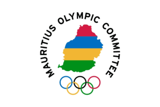 [Flag of Mauritius Olympic Committee]