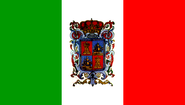 Campeche unofficial tricolor flag