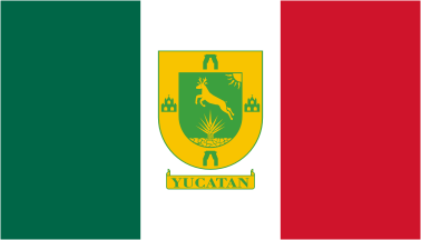 Yucatán unofficial tricolor flag