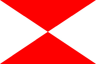 1858-ca. 1889 registration flag of Coatzacoalcos