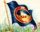 [Unidentified 'Malay Straits' flag on a cigarette card]