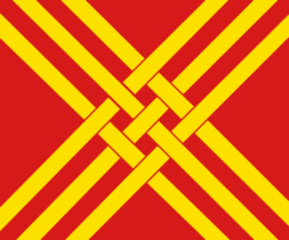 [Flag of Hjelmeland]