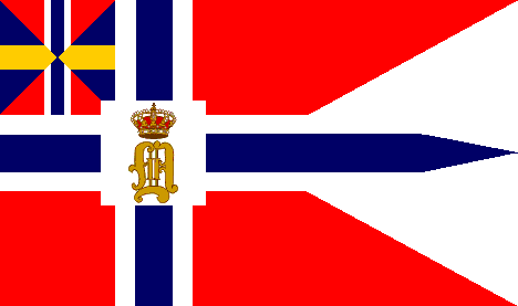[flag of norwegian assoc. for pleasure sailing]