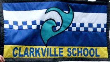 [Clarkville School flag ]