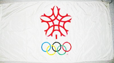 [Flag of the 15th Olympic Winter Games: Calgary 1988]