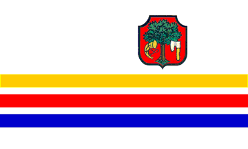 [Limanowa city flag]