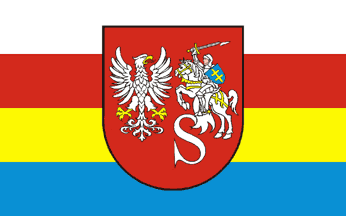 [Siemiatycze county flag]