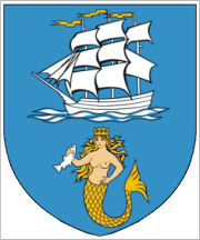 [Ustka town Coat of Arms]