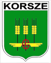 [Korsze city coat of arms]