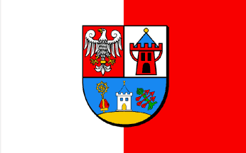 [Koscian county flag]