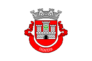 Fronteira red scroll flag