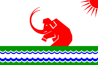 Sryednyekolymsk flag