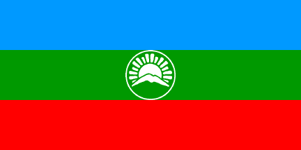 Old Karachay-Cherkessia flag