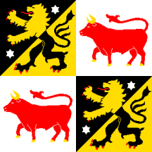 [Flag of former county of Älvsborg]