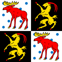 [flag of Gävleborg county]
