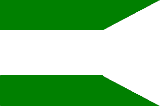 [flag of Oravská Lesná]