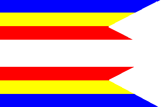 [flag of Horné Srnie]