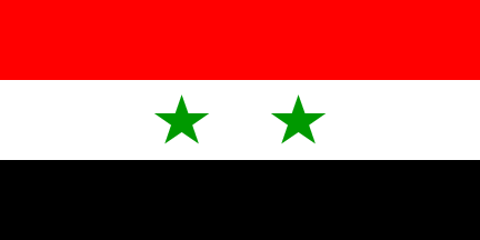 [Syrian flag variant, ratio 1:2]